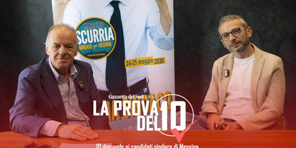 Eleições em Messina: “A prova de 10”, dez perguntas a Marcello Scurria