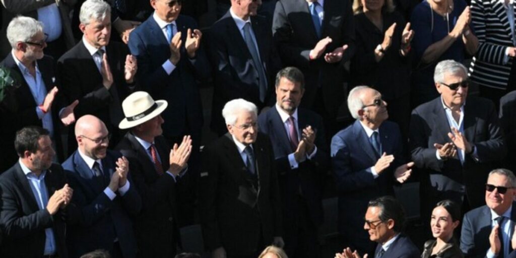 Final de Sinner-Ruud, Mattarella também está no Foro Itálico. Aplausos também para Panatta