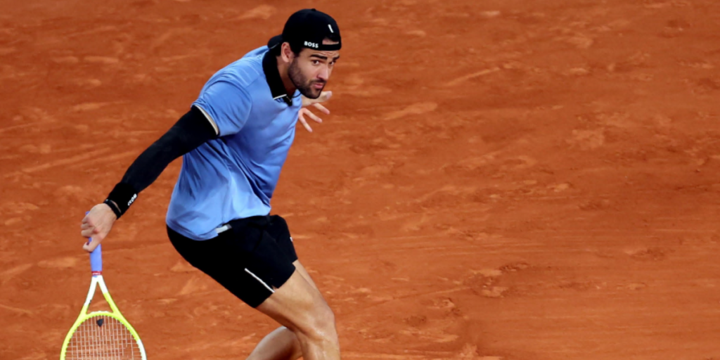 Roland Garros, Itália também se apega a Berrettini: derrotou Rinderknech por 3-0