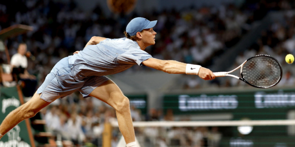 Roland Garros, um meio-dia quente para Sinner em Paris