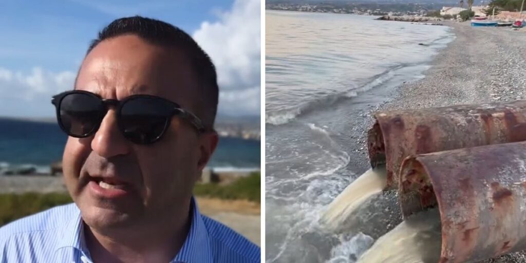 Água negra na costa sul de Reggio Calabria, Cannizzaro: “Problema resolvido, vai demorar alguns dias”