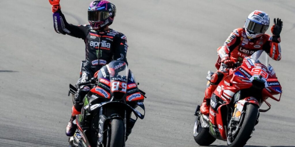 MotoGP na República Checa: Ducati de Marc Márquez vence, Bagnaia em terceiro