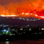 O grande incêndio em Squillace Lido foi apagado durante a noite e o medo dos moradores cessou