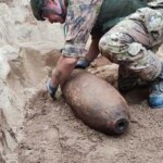 Laureana di Borrello, uma bomba de avião da Segunda Guerra Mundial neutralizada