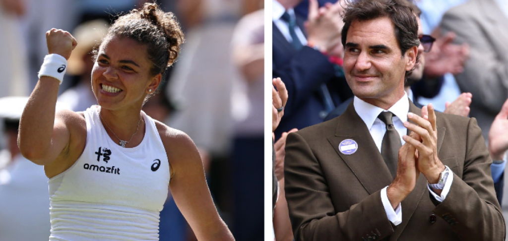 Paolini e a emoção da equipe Central: «Na presença do Federer! Meu ídolo, tentei não pensar nisso."