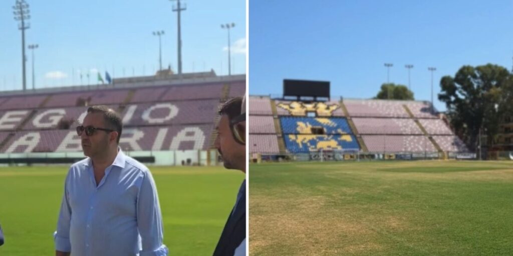 Reggina: inspeção de Cannizzaro com Armando Calveri, trabalha em Granillo e Sant'Agata