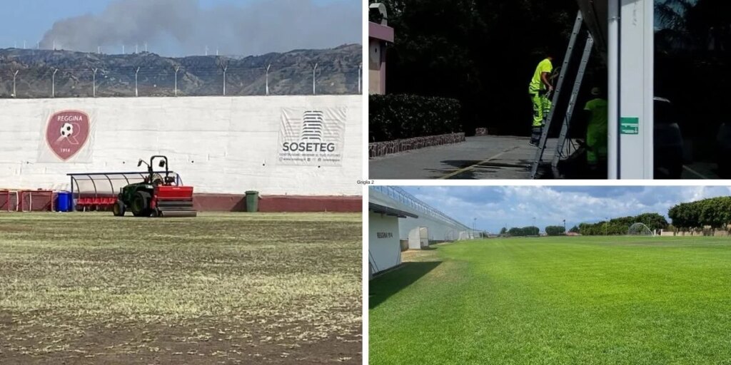 Reggina: trabalho extraordinário em ritmo acelerado em Sant'Agata para receber os amarantos FOTO