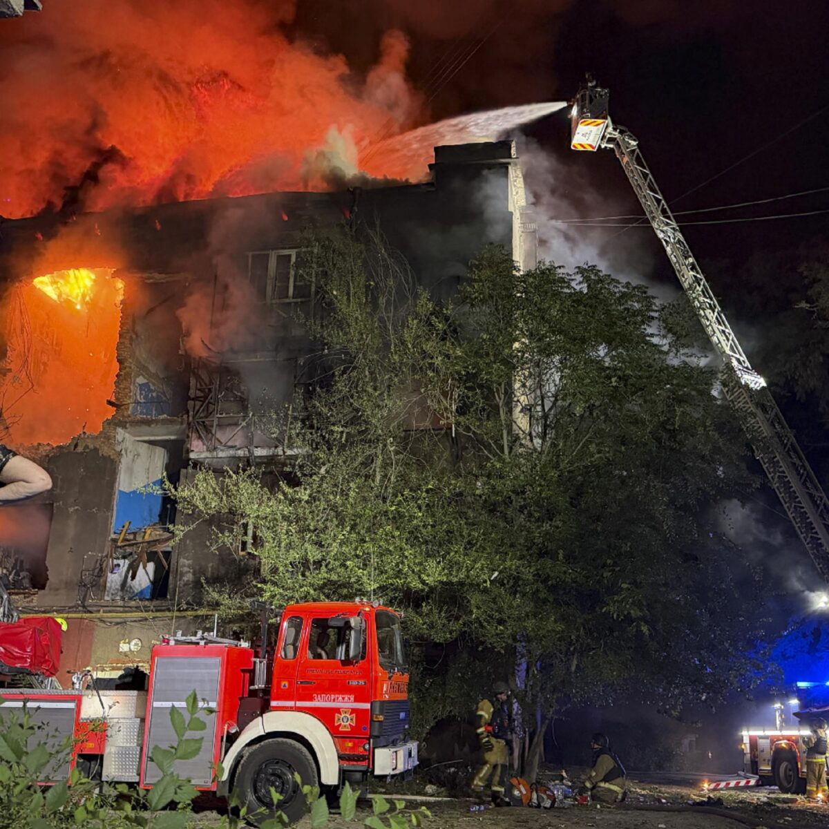 Ataque russo a Zaporizhzhia, na Ucrânia