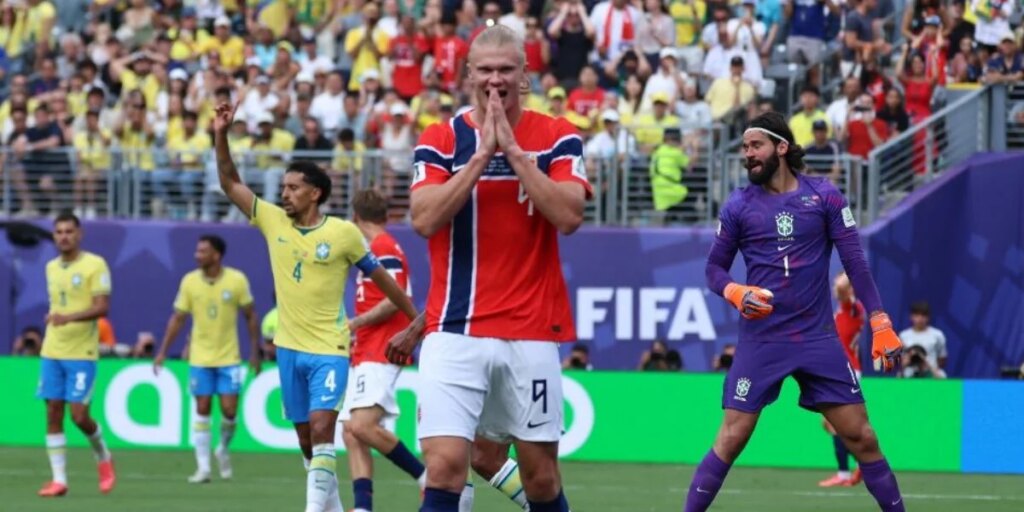 Um Haaland extraordinário afunda o Brasil de Ancelotti. É a apoteose da Noruega