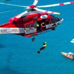 Capo Vaticano cai do promontório e fica ferido: recuperação espetacular com o helicóptero dos bombeiros FOTO