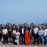 O Italvolley masculino chegou a Messina. Grande expectativa para os amistosos com Cuba e Brasil. Basile: “Feliz por ter você aqui, estamos torcendo por você”