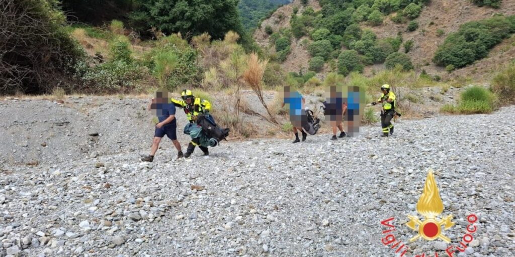 Presos em Aspromonte: 18 pessoas salvas na região de San Luca