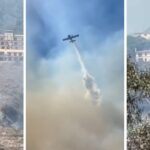 Incêndio em Taormina e arredores: chamas e evacuações. O fogo atingiu as casas do bairro Ziretto