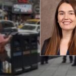 Times Square, a vítima do esfaqueamento é a gerente Erin Piacenti, de 32 anos