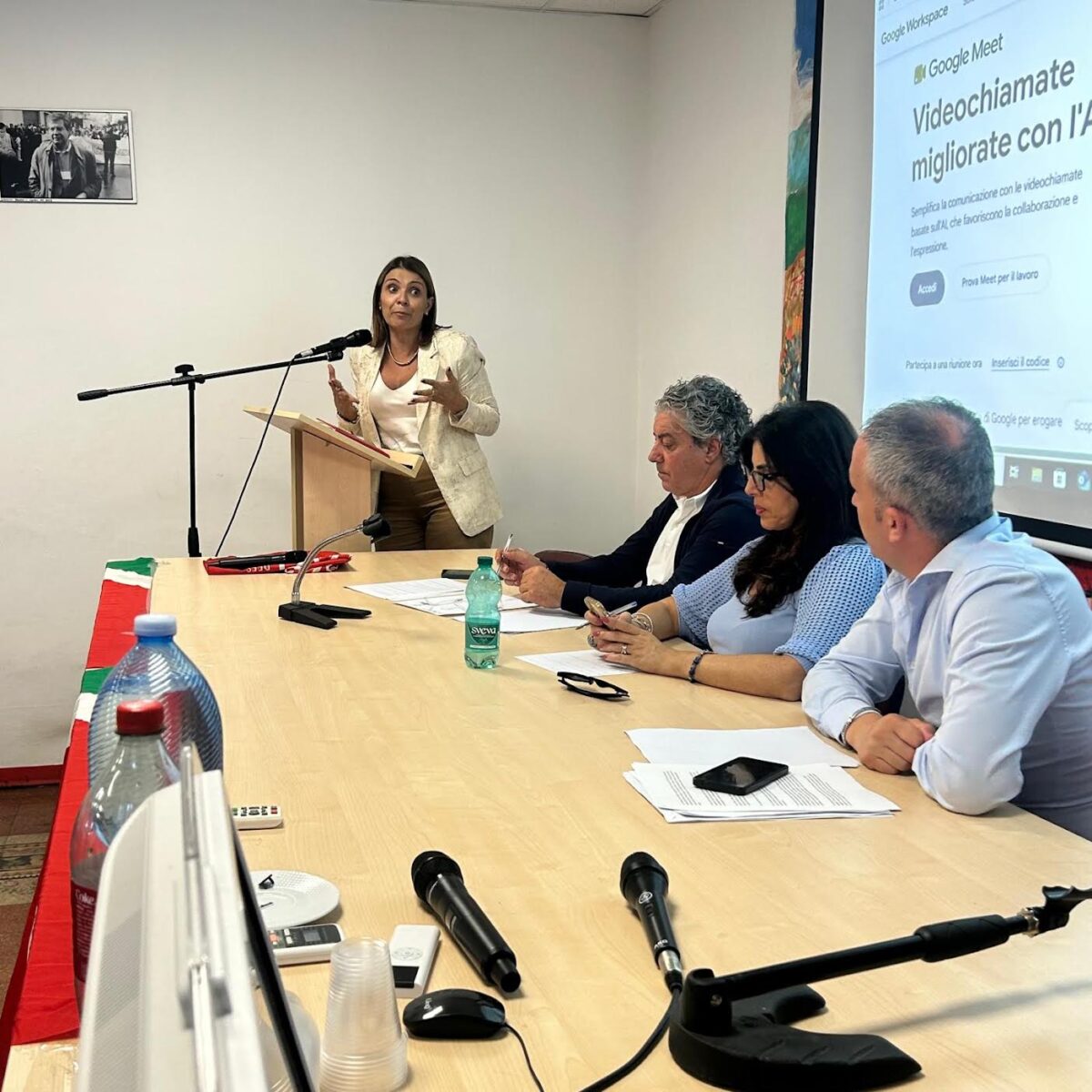 Reunião da CGIL em Cosenza