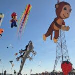 O Festival de Kite em Messina, nada mais lindo que aquelas cores ao vento FOTO
