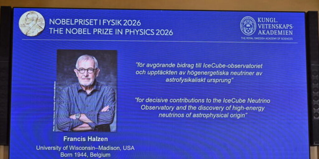 Prêmio Nobel de Física para Francis Halzen pela descoberta de neutrinos cósmicos